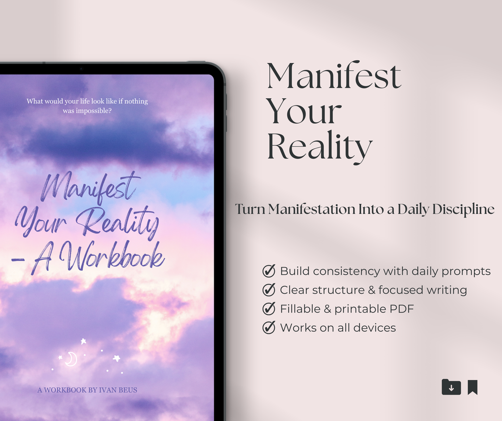 Manifest Your Reality – Digital Manifestation Workbook (Fillable PDF)