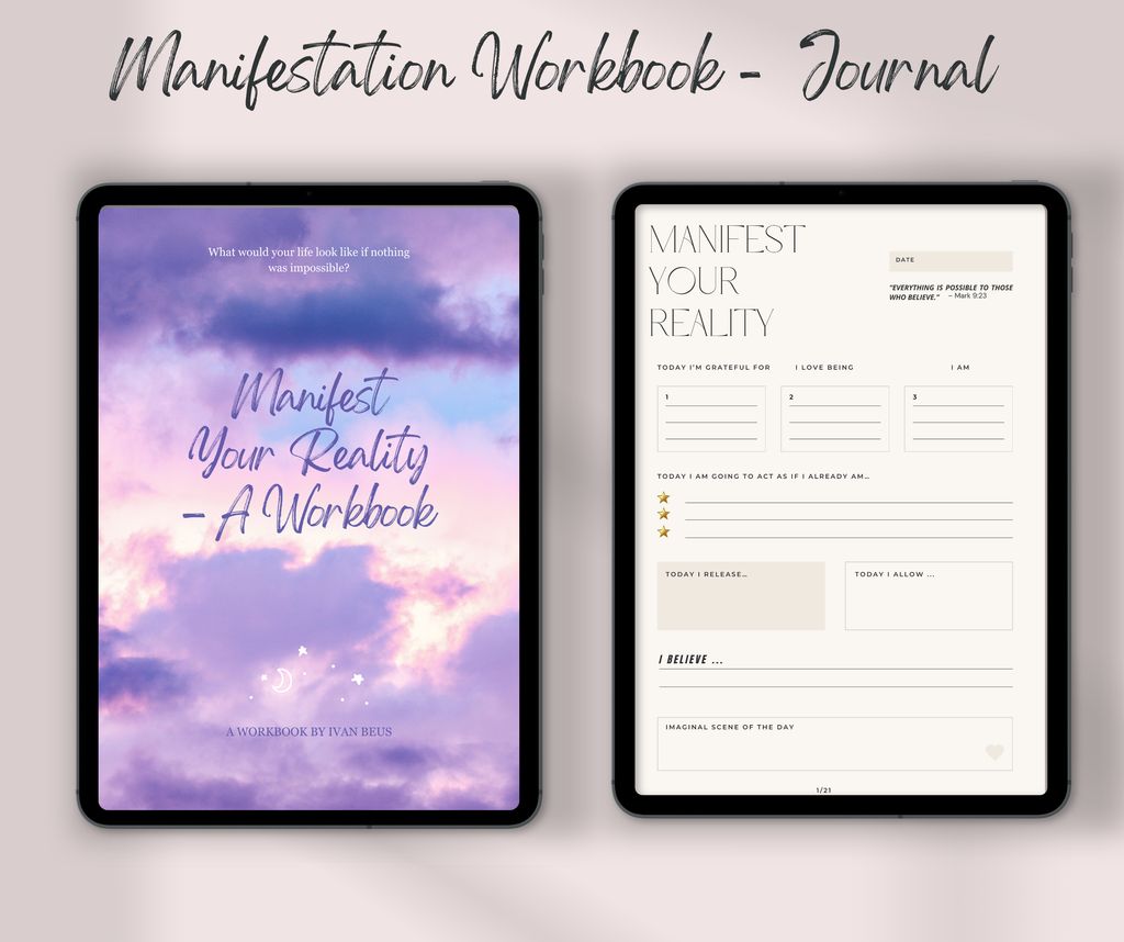 Manifest Your Reality – Digital Manifestation Workbook (Fillable PDF)